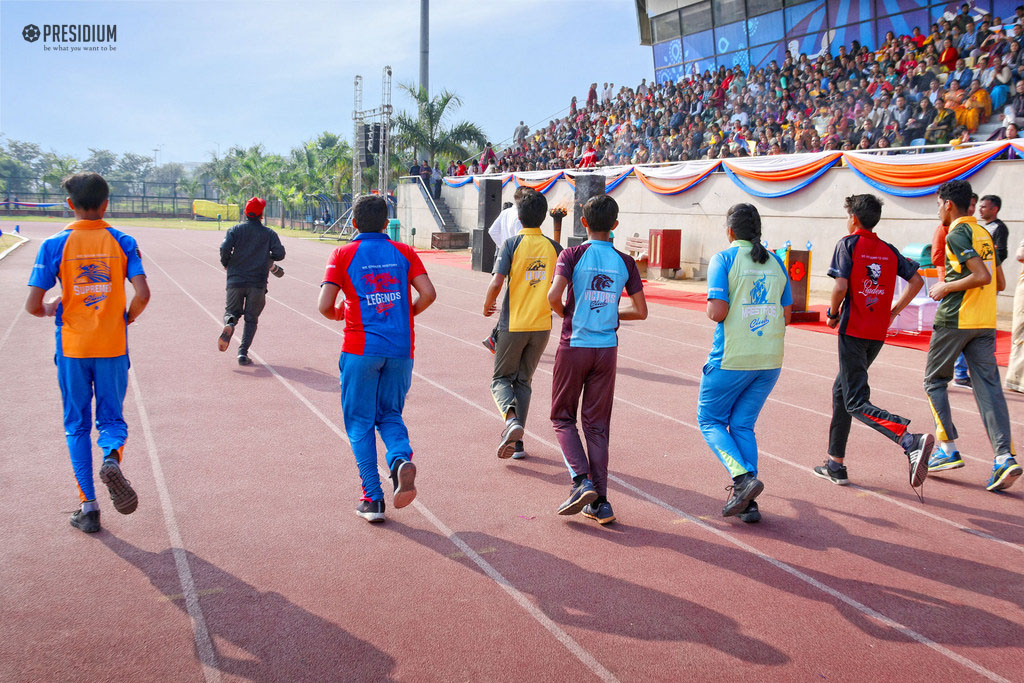 Presidium Rajnagar, PRESIDIUM CELEBRATES ANNUAL SPORTS DAY WITH ARDOUR AND ZEAL